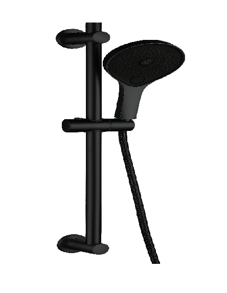 Shower Bar Set - Black