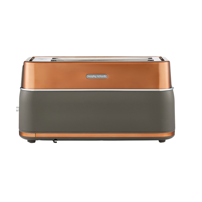 Copper and grey morphy richards toaster
