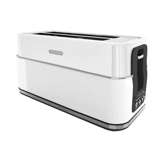 Signature Matt White 4-Slice Toaster