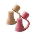 Silicone Baby Food Pouch Soft Spouts 2PK - Dusty Rose/Sand