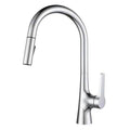 Single Lever Pull-Down Pillar Sink Mixer - Satin