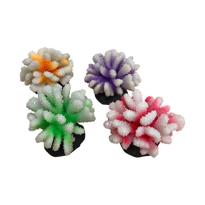 Small Fake Coral Aquarium Decoration Marine Reef - 4 Colour Choices