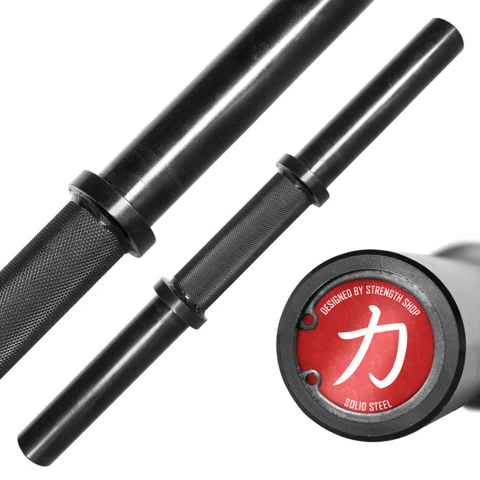 B-WARE Solid Steel Axle Dumbbell Handle - Strength Shop