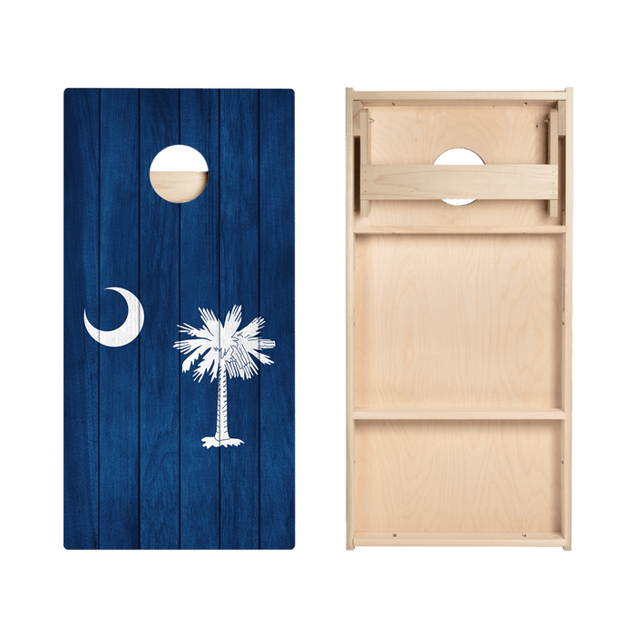 South Carolina Flag Star Cornhole Boards, - American Cornhole Association