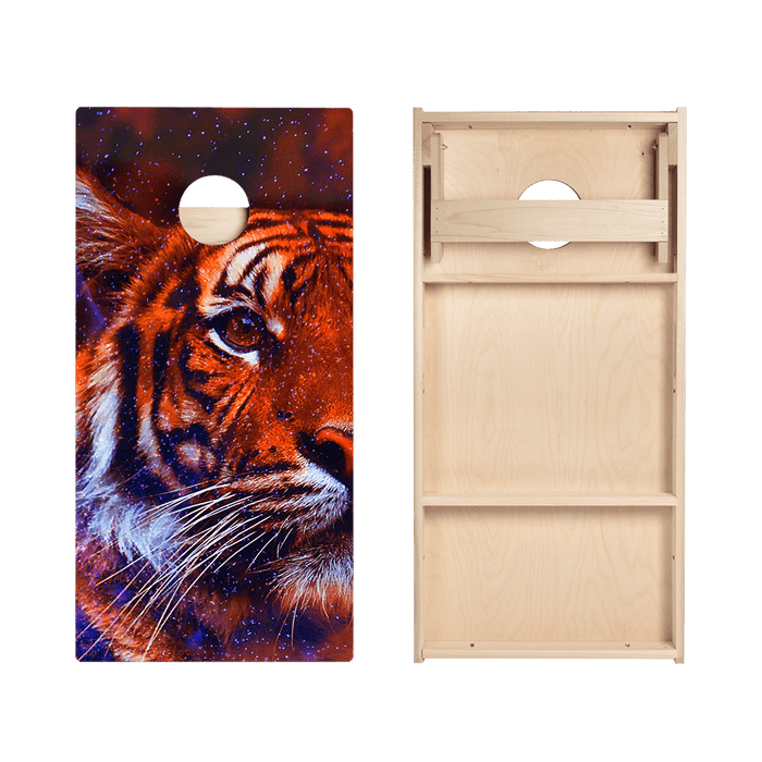 Space Tiger Star Cornhole Boards, - American Cornhole Association