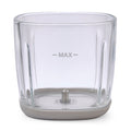 Spare Glass Chopping Bowl with Spindle & Anti-slip Ring