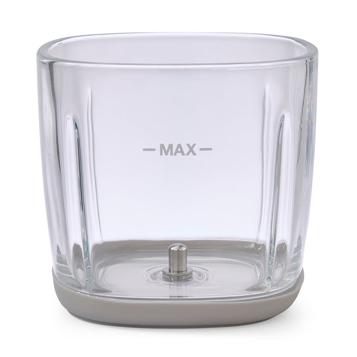Spare Glass Chopping Bowl with Spindle & Anti-slip Ring