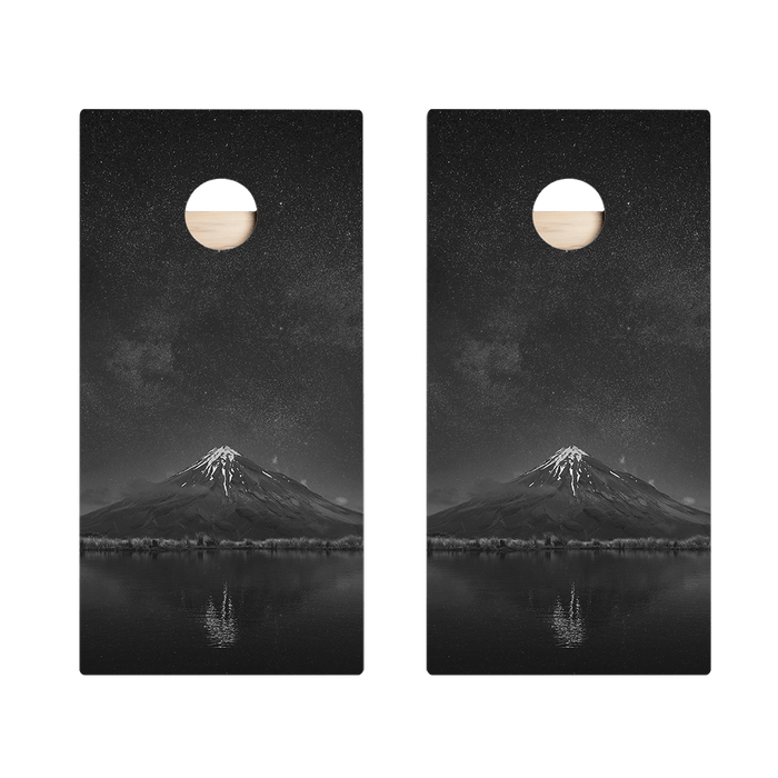 Starry Sky Mountain Star Cornhole Boards, - American Cornhole Association