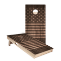 Stars and Stripes Dark Wood Star Cornhole Boards, - American Cornhole Association