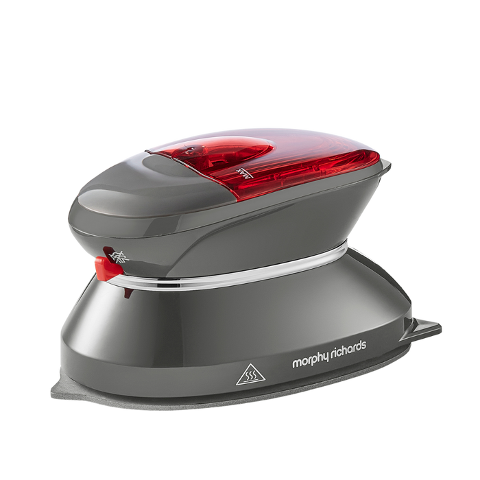 A compact Morphy Richards travel steam iron