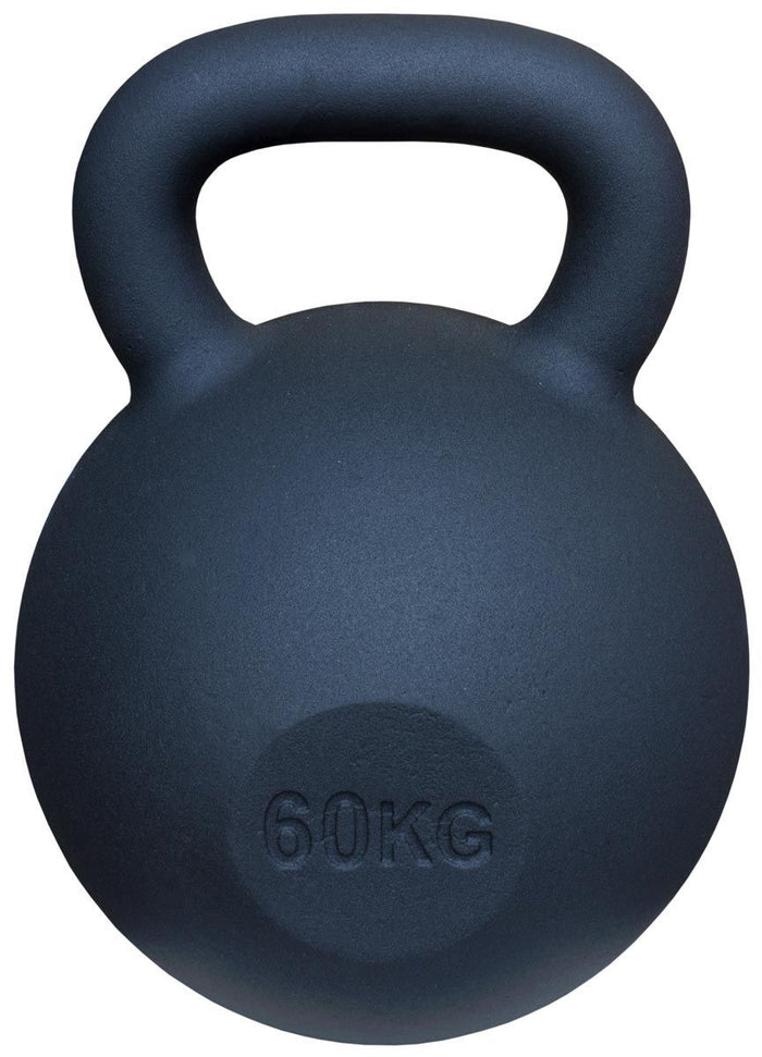 60KG - Kettlebell, Black Powder Coated