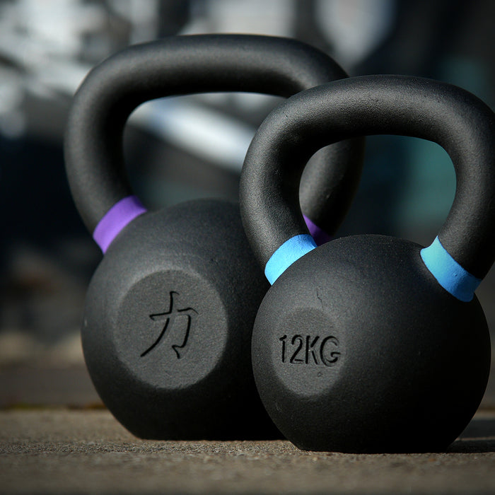 B-WARE Strength Shop Cast Iron Kettlebells - Single Mould, Powder Coated, 4-64KG - Strength Shop