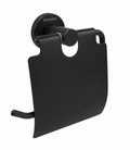 SUS304 Paper Holder with Cover - Matt Black