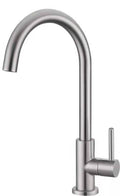 SUS304 Pillar Sink Tap - Satin