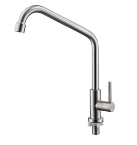 SUS304 Pillar Sink Tap - Satin