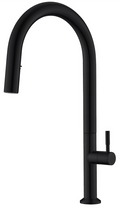 SUS304 Pull-Down Pillar Sink Tap - Matt Black