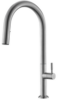 SUS304 Pull-Down Pillar Sink Tap - Satin