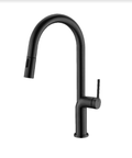 SUS304 Single Lever Pull-Down Pillar Sink Mixer - Matt Black