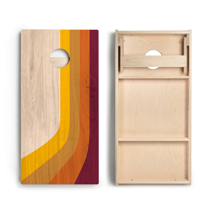 Swashed Stripes Star Cornhole Boards | American Cornhole Association
