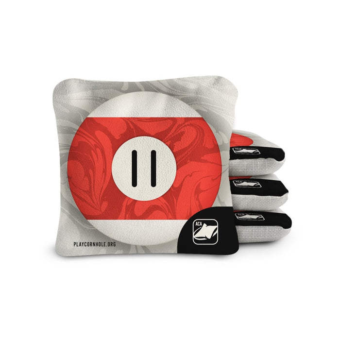Billiards Stripes Red