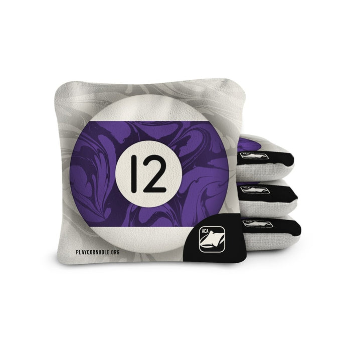Billiards Stripes Purple