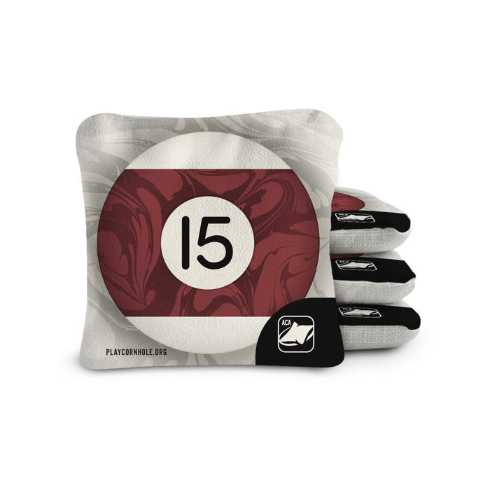 Billiards Stripes Burgundy