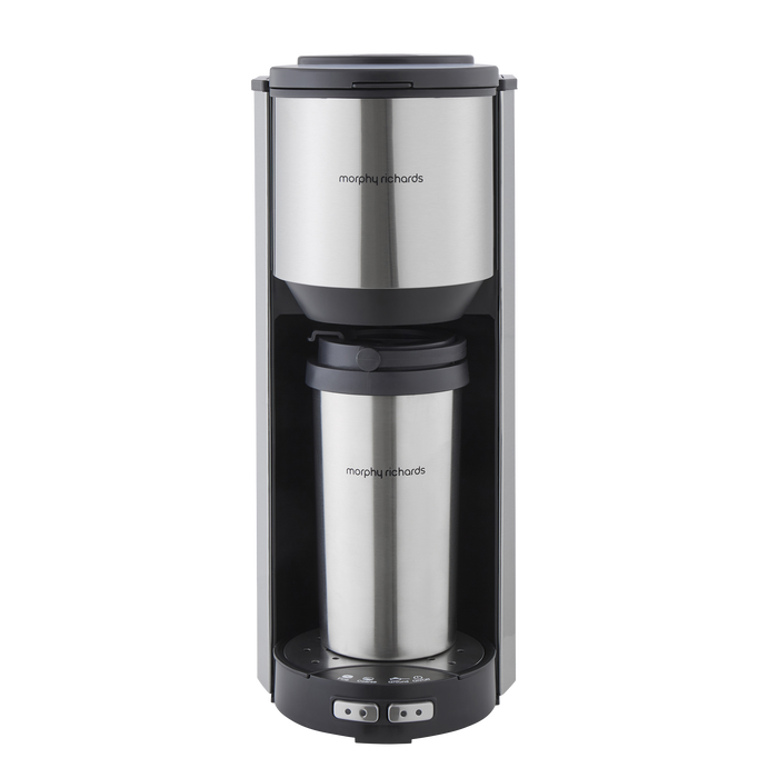 Tazza Pour & Go Single Cup Coffee Machine with Grinder