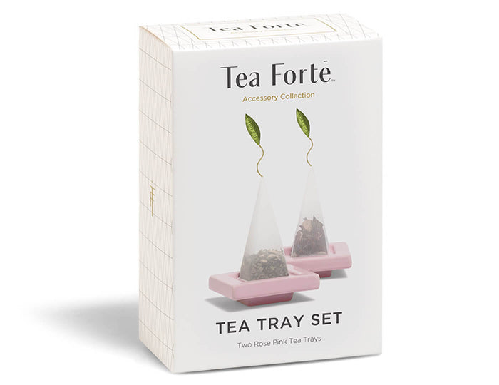 Rose Pink Tea Tray Set gift box.