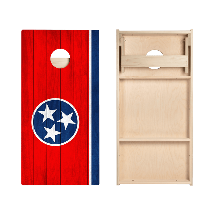 Tennessee Flag Star Cornhole Boards, - American Cornhole Association