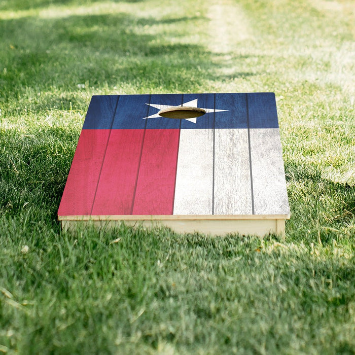 Texas Flag Star Cornhole Boards - ACA - 000036 | American Cornhole Association