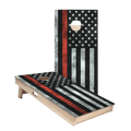 Thin Red Line Star Cornhole Boards, - American Cornhole Association