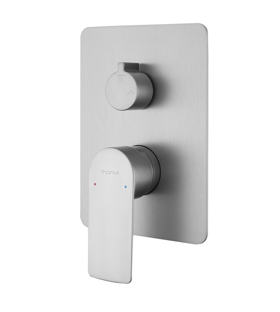 Three Way Concealed Bath Mixer with Diverter