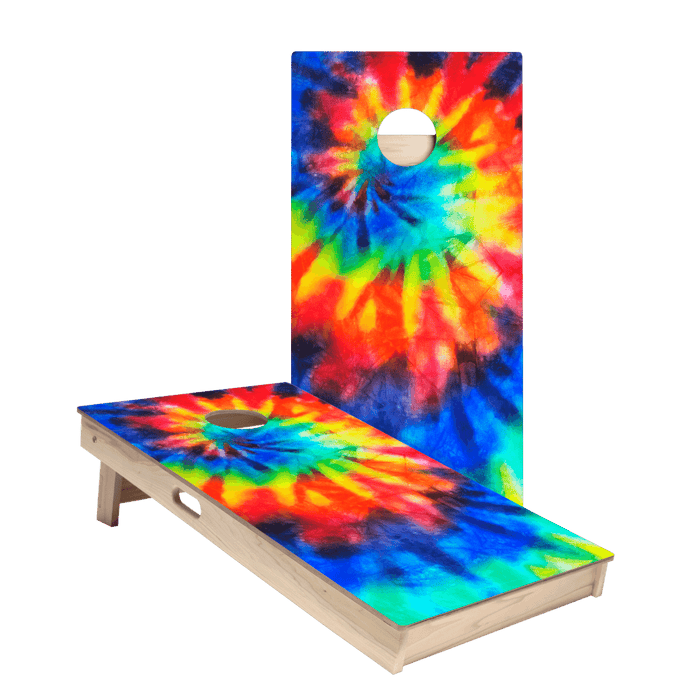 Tie - Dye Color Star Cornhole Boards - ACA - 000185 | American Cornhole Association