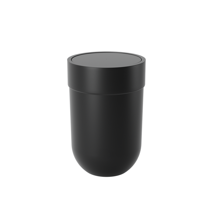 Bathroom Trash Cans | color: Black