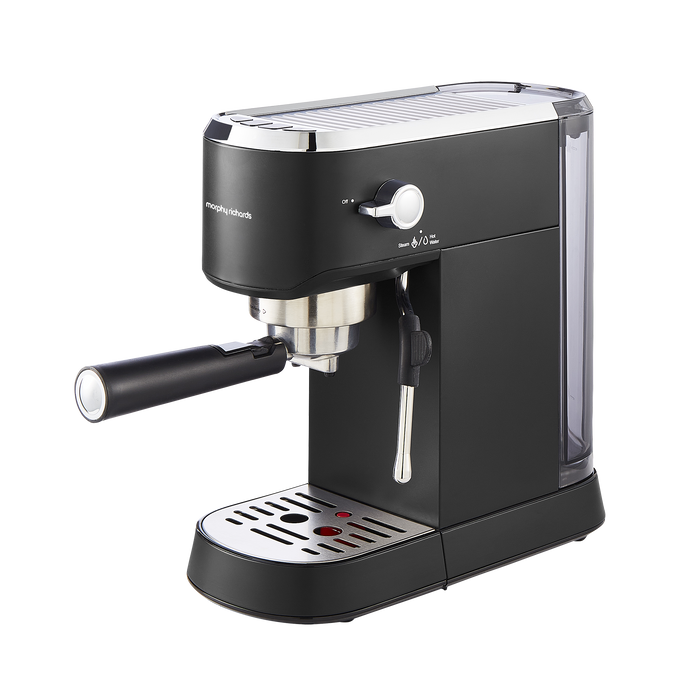 Traditional Compact Pump Espresso Coffee Machine - Black