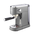 Traditional Compact Pump Espresso Coffee Machine - Grey