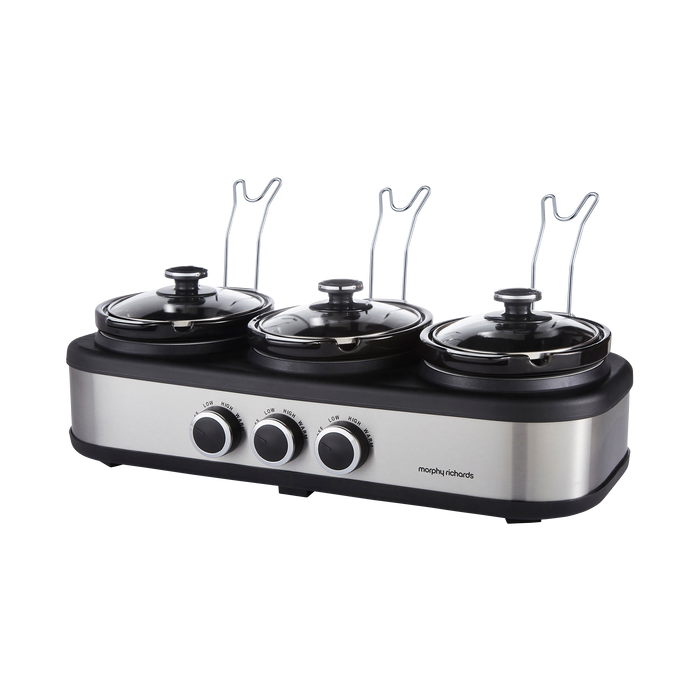 Three Pot Slow Cooker