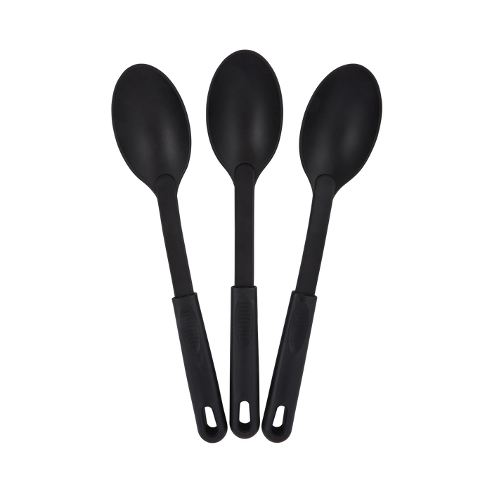 3 solid spoons