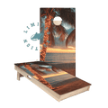 Tropical Christmas Limited Edition Star Cornhole Boards | 12.24 Drop - American Cornhole Association
