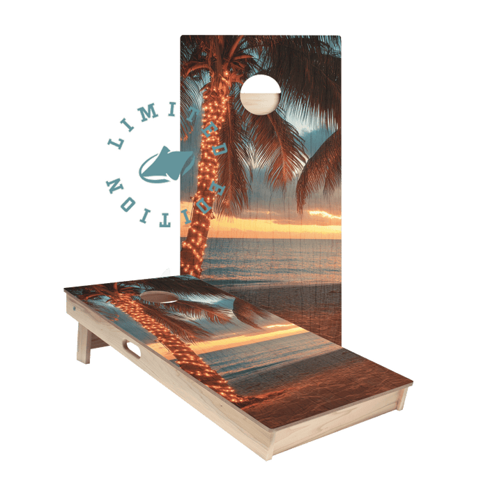 Tropical Christmas Limited Edition Star Cornhole Boards | 12.24 Drop - American Cornhole Association