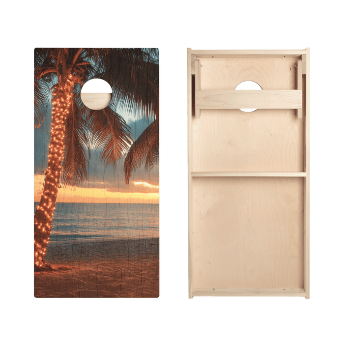 Tropical Christmas Limited Edition Star Cornhole Boards | 12.24 Drop - American Cornhole Association