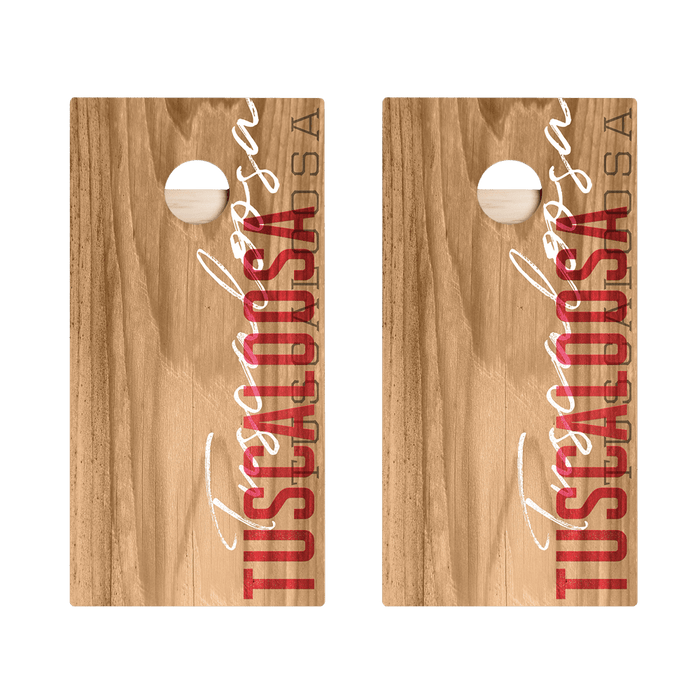 Tuscaloosa Campus Gameday Star Cornhole Boards, - American Cornhole Association