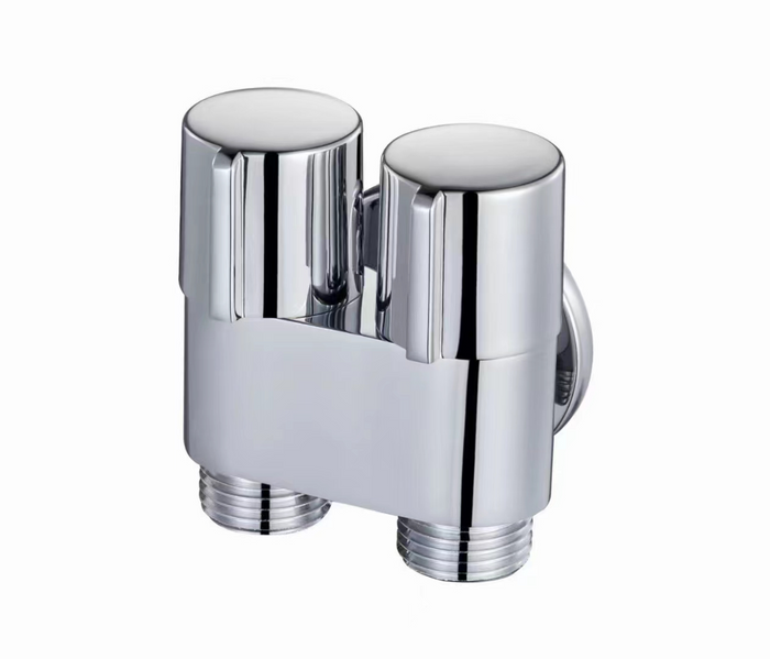 Two Way Angle Valve - Chrome