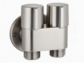 Two Way Angle Valve - Satin