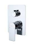 Two Way Concealed Bath Mixer with Diverter - Chrome