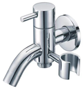 Two Way Tap c/w Holder - Chrome