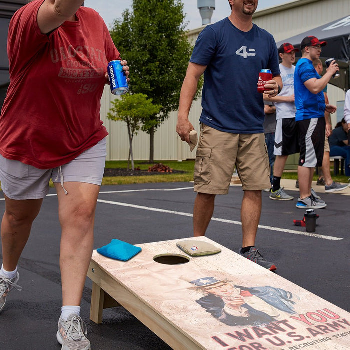 Uncle Sam Star Cornhole Boards - ACA - 000166 | American Cornhole Association