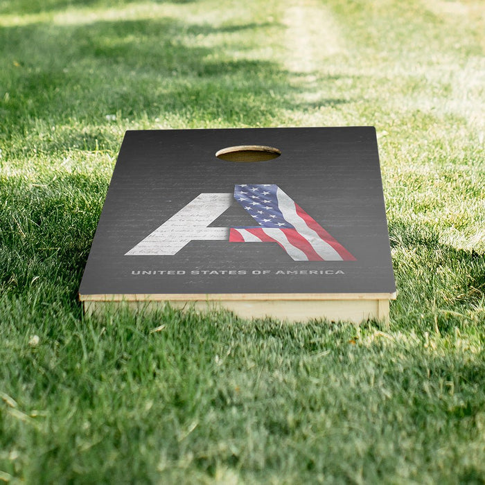 United States Flag Constitution Star Cornhole Boards - ACA - 000281 | American Cornhole Association