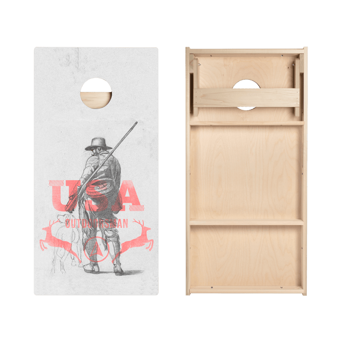 USA Outdoorsman Star Cornhole Boards - ACA - 000393 | American Cornhole Association