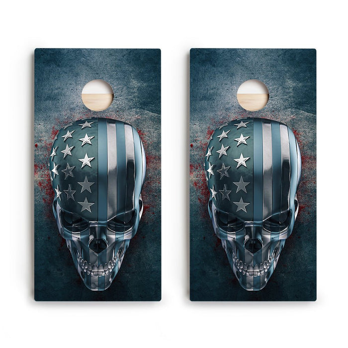 USA Skull Star Cornhole Boards - ACA - 000003 | American Cornhole Association